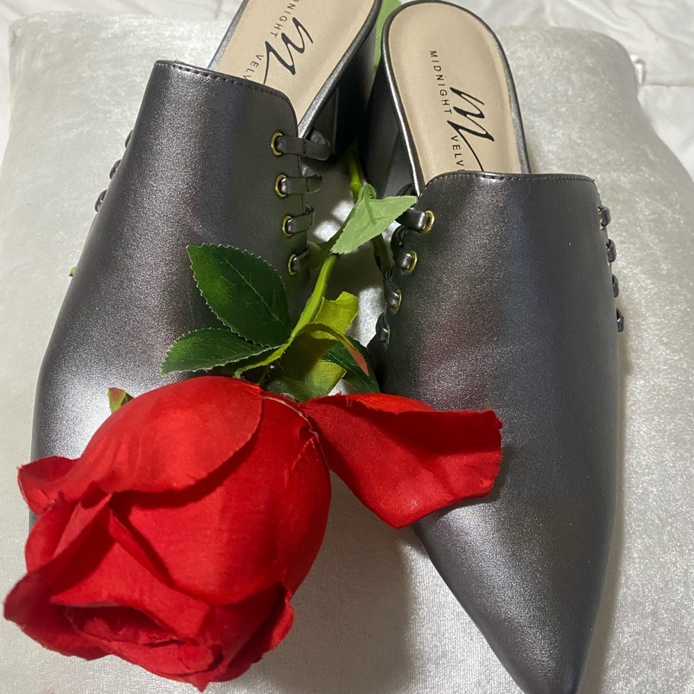 Midnight Velvet Silver Women's Shoes